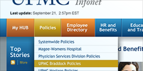 Is UPMC My HUB related to the University of Pittsburgh?